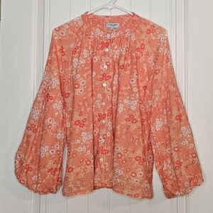 Olivia James The Label Floral Cotton Blouse